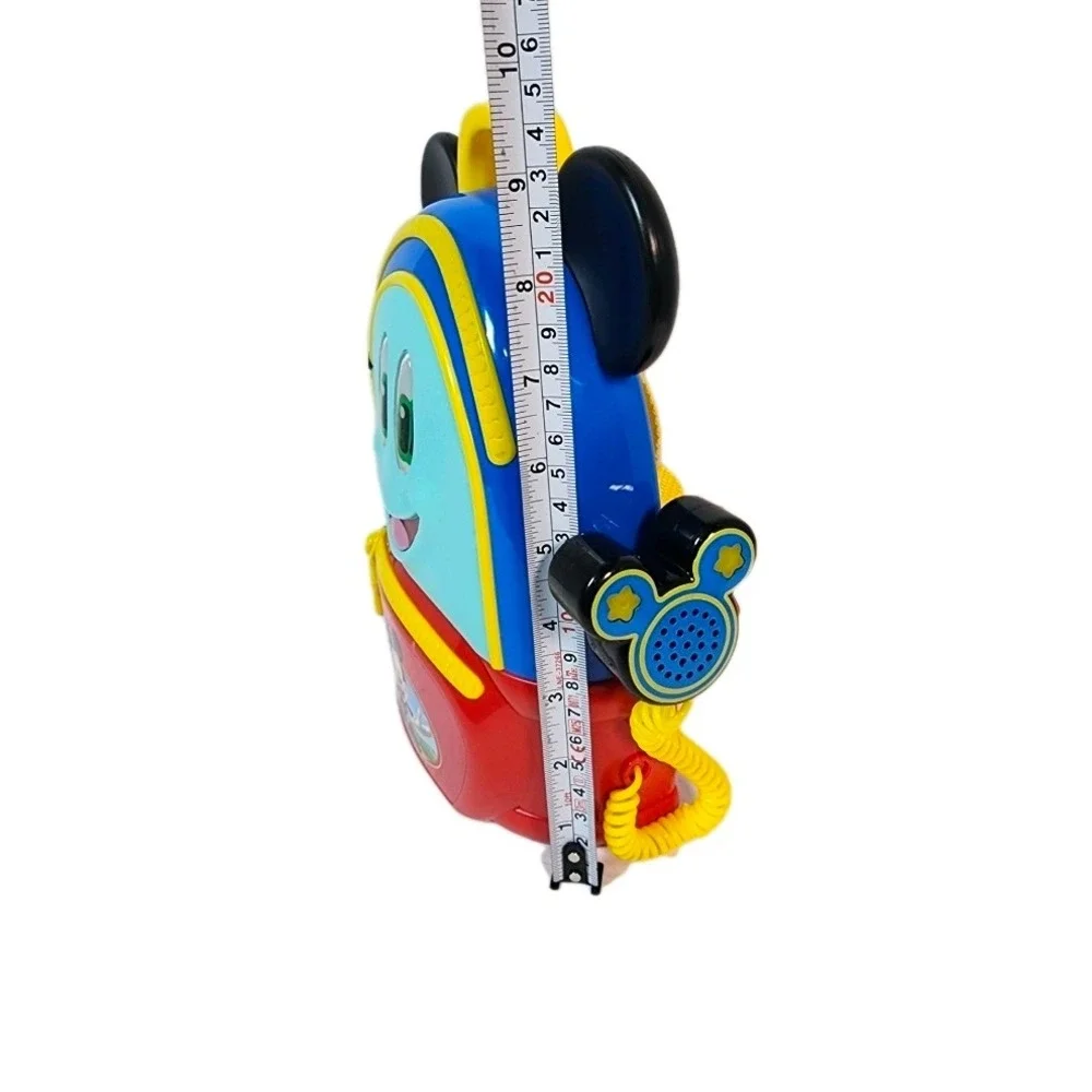 Disney Mickey Mouse Kids Pretend Play‎ Phone Backpack Toy Blue Red Yellow